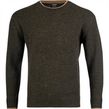 JACK PYKE Ashcombe Crewknit Jumper OLIVE