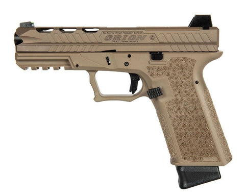 Poseidon Orion NO.2 Gas Blowback Pistol (PPW-O2-A-TAN - 310202 - Tan) Gen 2
