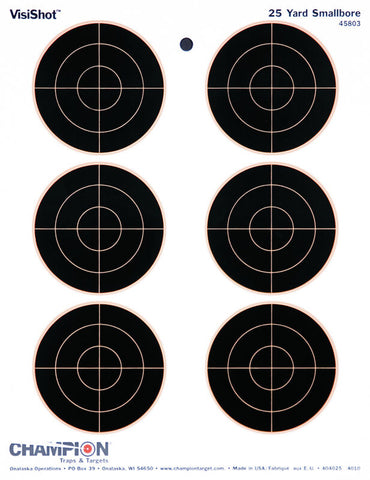 Champion VisiShot Targets 3" Target 10pk