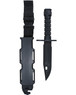 KOMBAT UK M9 BAYONET PLASTIC TRAINING KNIFE IN BLACK