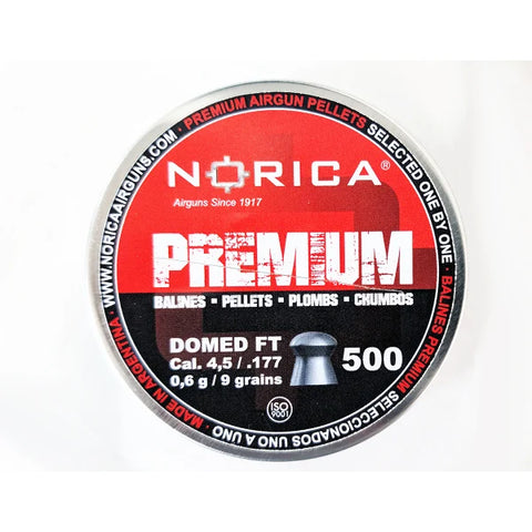 Norica Premium Domed FT .177 Pellet 500 Tin