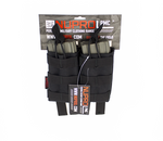 Nuprol double mag pouch black/green/tan