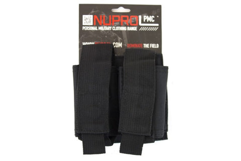 NUPROL DOUBLE 40MM POUCH - BLACK