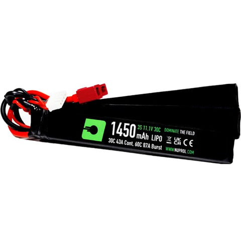 NUPROL LiPo Battery 1450mAh 11.1v 30c (TPL|Deans) 8124