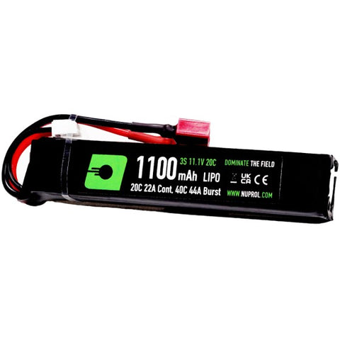 NUPROL LiPo Battery 1100mAh 11.1v 20c (STK|Deans) 8130