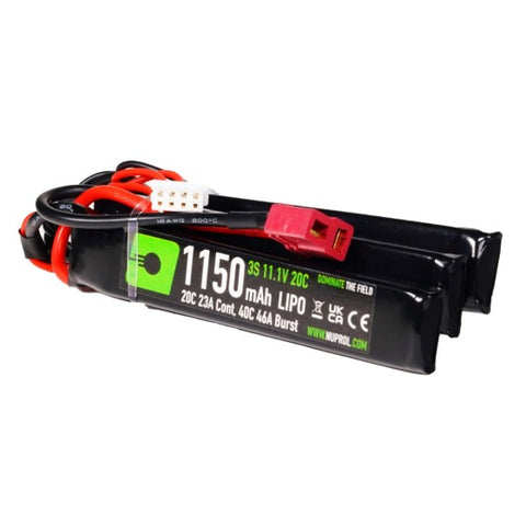 NUPROL LiPo Battery 1150mAh 11.1v 20c (TPL|Deans) 8191