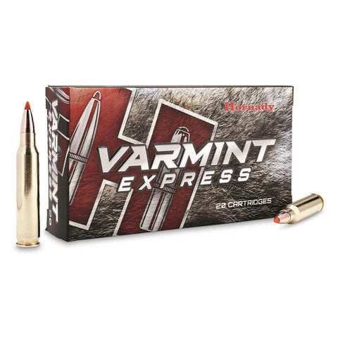 HORNADY VARMINT EXPRESS .223 REM 55GR V-MAX (BOX OF 20)