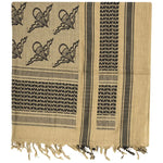 MIL-TEC SHEMAGH SCARF PARATROOPER COYOTE / BLACK