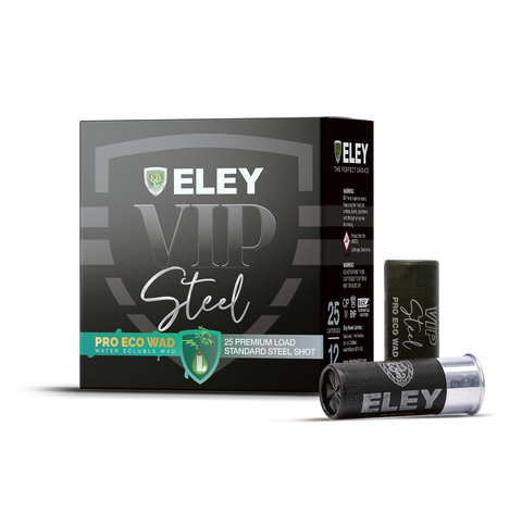 ELEY VIP 12G Steel PEW The UK’s first, award winning eco-friendly steel cartridge