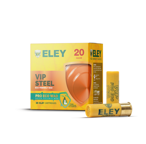 ELEY VIP Steel Pro Eco Wad 20G The UK’s first environmentally friendly clay cartridge