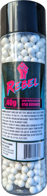 rebel .40 6mm precision bb's 850 bbs