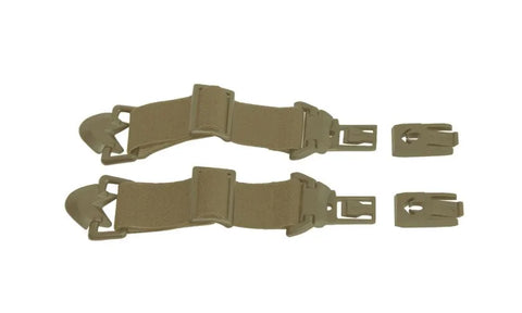 Wiley x spear rail attachment strap-system for helmets