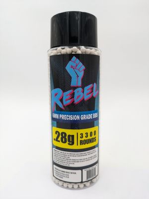 rebel .28 3300 6mm precision grade bb's