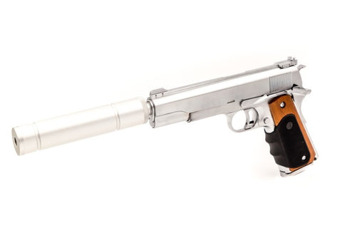 VX-9 Agency GBB Pistol (Silver)