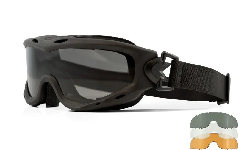 Rust Airsoft wiley x spear smoke grey/clear/light rust lens/matte black frame – East ...